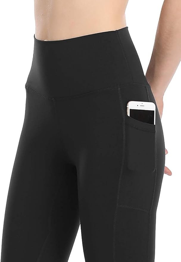 Colorfulkoala Women's High Waisted Yoga Pants 7/8 Length Leggings with Pockets | Amazon (US)