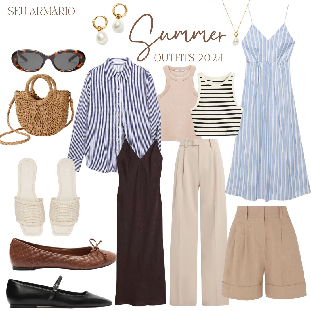 Summer Outfits Ideas 💡
O verão está chegando, e nada melhor do que apostar em looks frescos e elegantes com estampas clássicas e cores neutras. Pense em vestidos leves com listras sutis, camisas de linho com padrões atemporais, e conjuntos que combinam o conforto das cores suaves com a sofisticação dos detalhes. As estampas florais em tons neutros também são uma ótima pedida para trazer um toque de charme sem perder a sobriedade. Experimente misturar essas peças versáteis para criar composições que sejam a cara da estação, sem abrir mão da elegância. #Verão2024 #EstiloClássico #CoresNeutras

#FashionMonth #LTKbrasil #LTKdicadeestilo