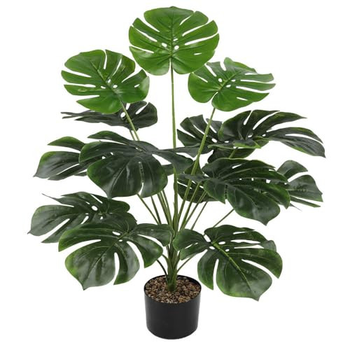 KIRIFLY Fake Plants 40" Artificial Monstera Tree Plant Indoor with 18 Trunks Faux Greenery Potted Green Décor for Home Office Bathroom Farmhouse | Amazon (US)