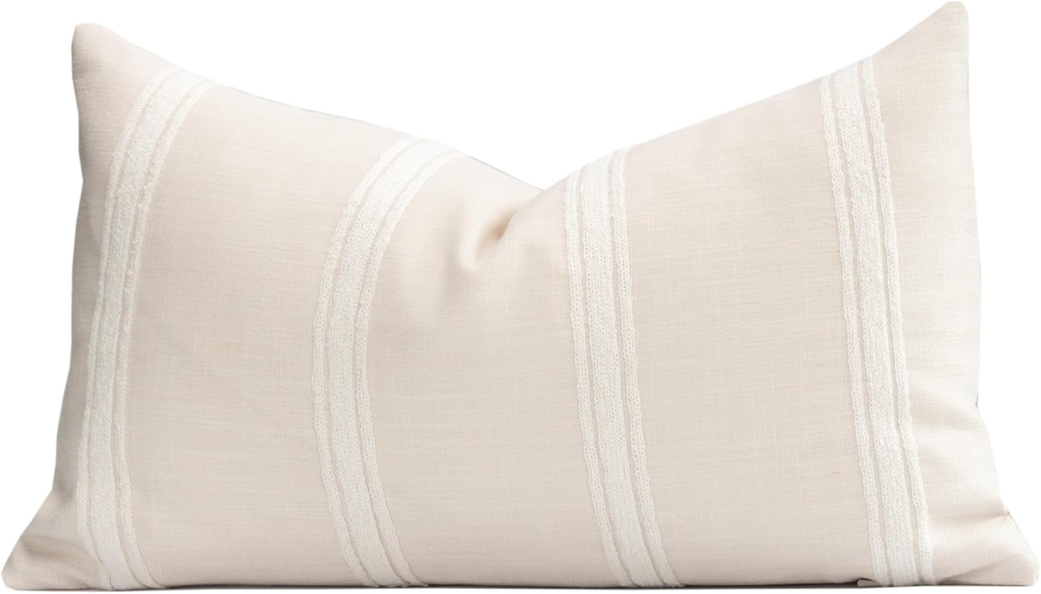 Crumbs Home Modern Farmhouse Fall Linen Indoor Outdoor Lumbar Pillow Cover Only, 12"x20" Water Re... | Amazon (US)