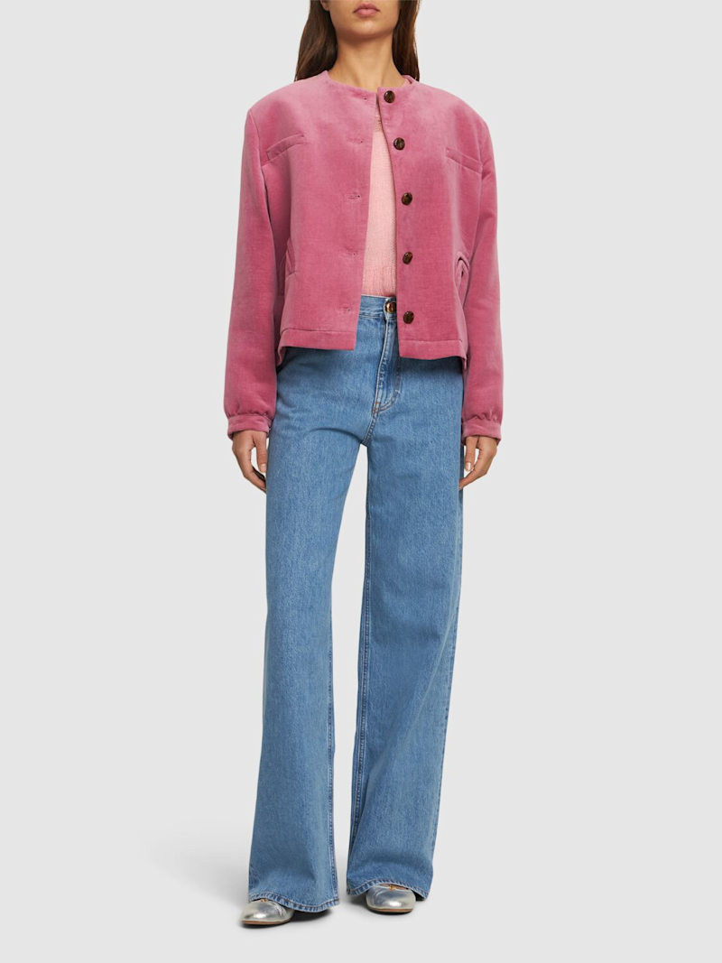 Jealousy Gliss linen blend bolero | Luisaviaroma