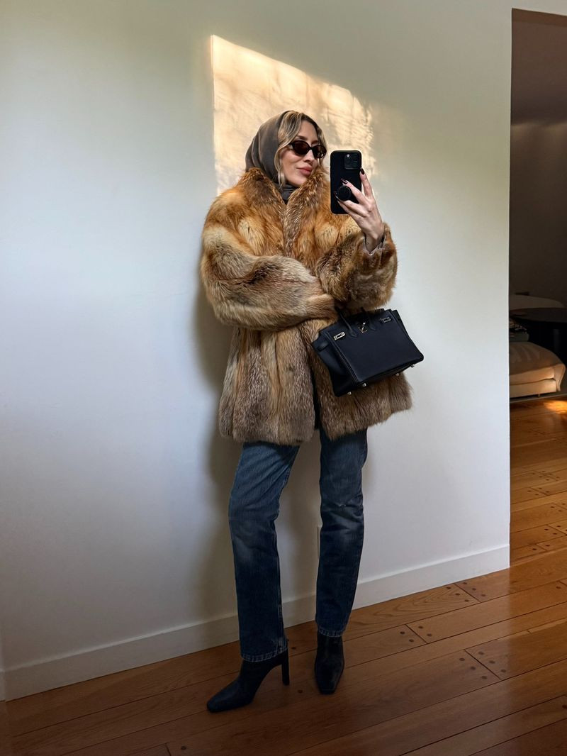 Fur and denim #stylist #denim #fur #boots #bag  

 #LTKdayinmylife #LTKgrwm #LTKootd