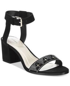 Style & Co. Mullaney Ankle-Strap Embellished Sandals, Only at Macy's Women's Shoes | Macys (US)