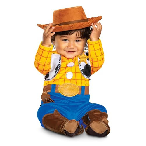 Disney Toy Story Infant Woody Costume, Officially Licensed Halloween Costume Outfit for Toddlers and Infants, Size (2T) | Amazon (US)