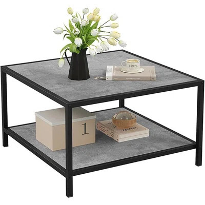 Coffee Table For Living Room, Square Modern Coffee Table... | Wayfair North America