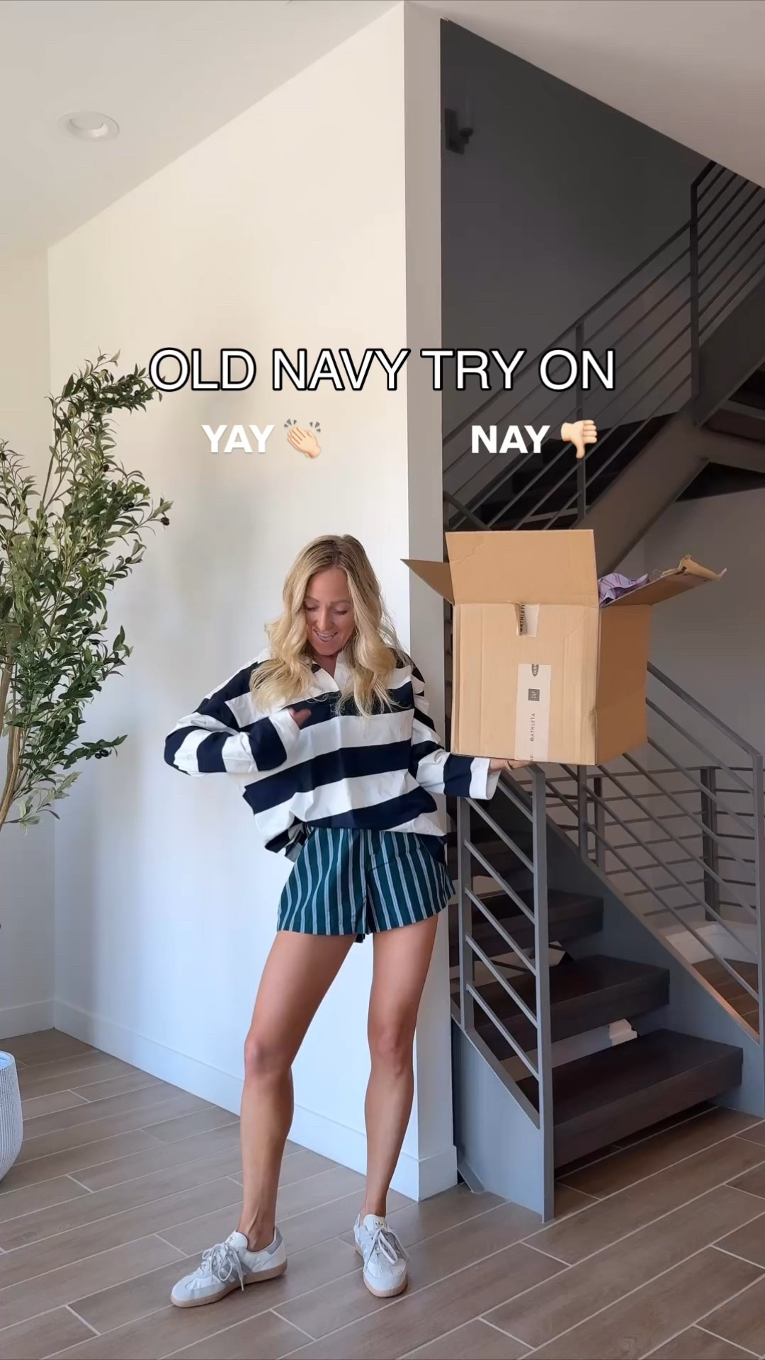 Old navy try on!!! New finds that are also on SALE! I’m wearing my true size in everything (i recommend sizing up in the rugby shirt, and I got a tall in the boxer pants)! 

#LTKFindsUnder50 #LTKSeasonal #LTKStyleTip