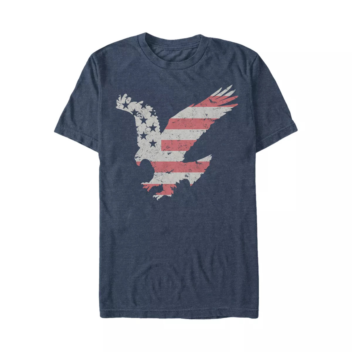 Men's Lost Gods Fourth of July  Flying Eagle American Stripe T-Shirt | Target