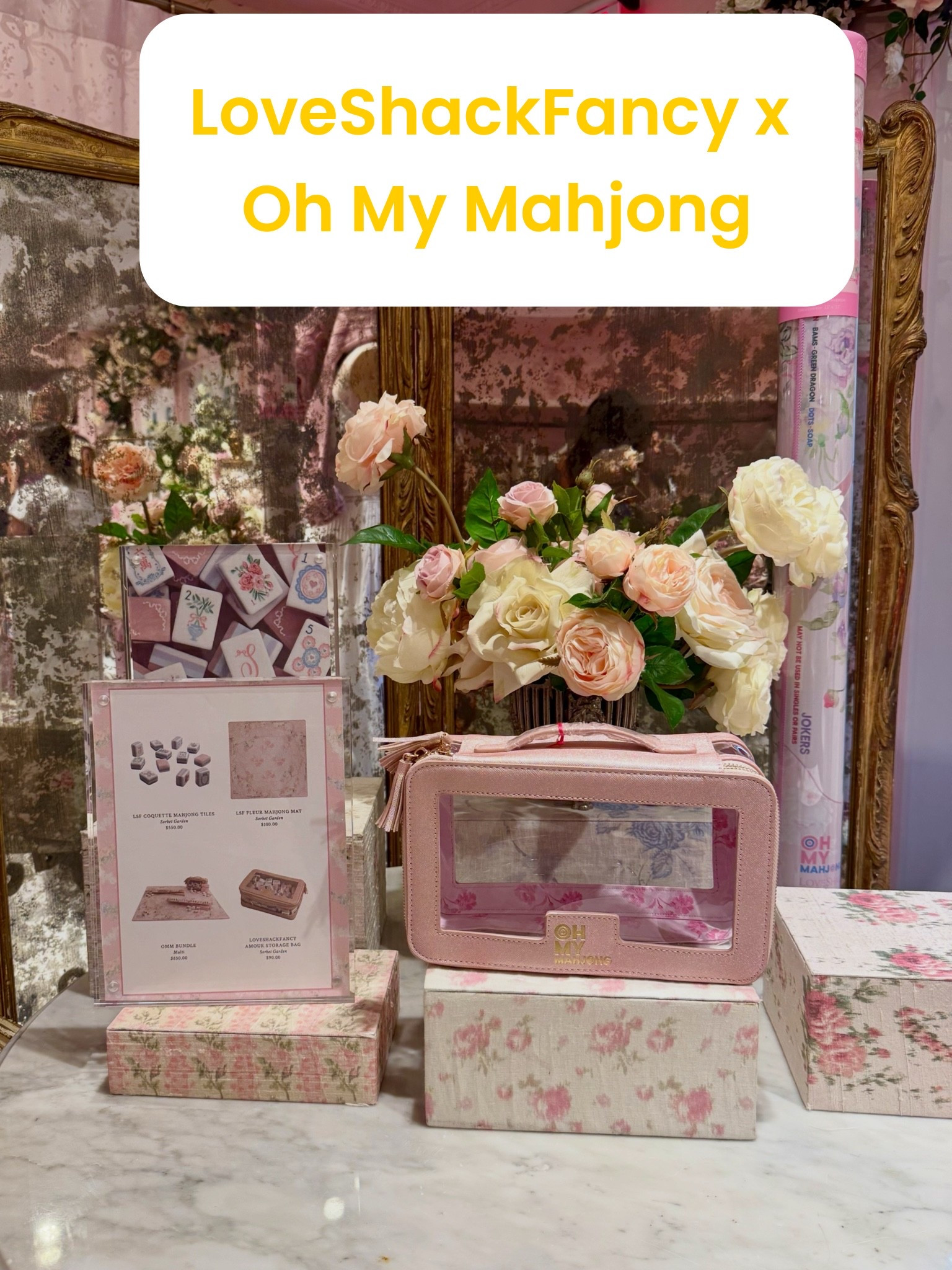 Obsessed with this setup. The new LoveShackFancy x Oh My Mahjong collection is absolute artwork, from the tiles down to the mats. Everything just went live today, and you can shop the entire collection directly through the link here.

#LTKSeasonal #LTKHome #LTKdayinmylife