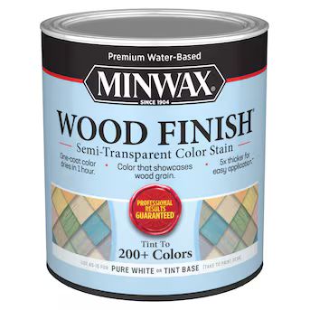 Minwax Wood Finish Water-based Pure White/Tint Base Semi-transparent Tintable Interior Stain (1-q... | Lowe's