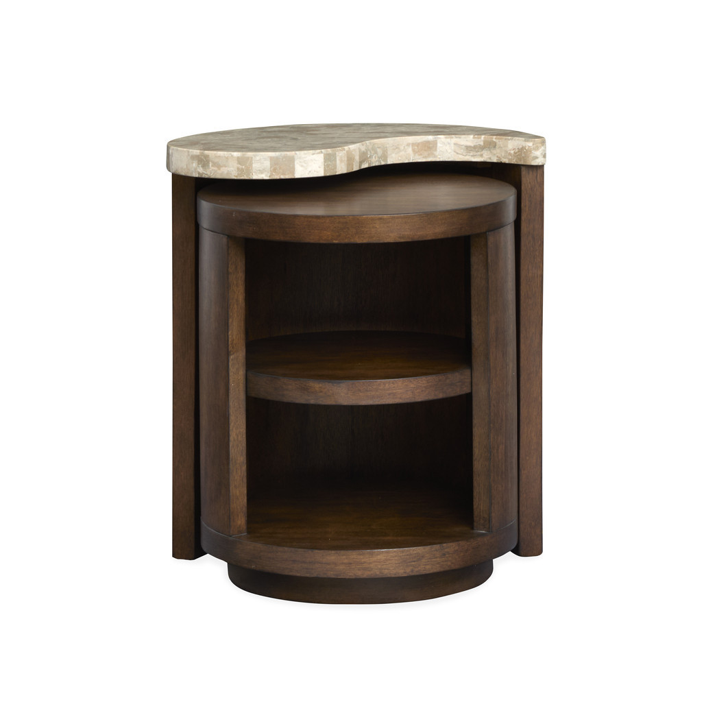 Mcpherson Nesting End Table In Burnt Umber | 1stopbedrooms