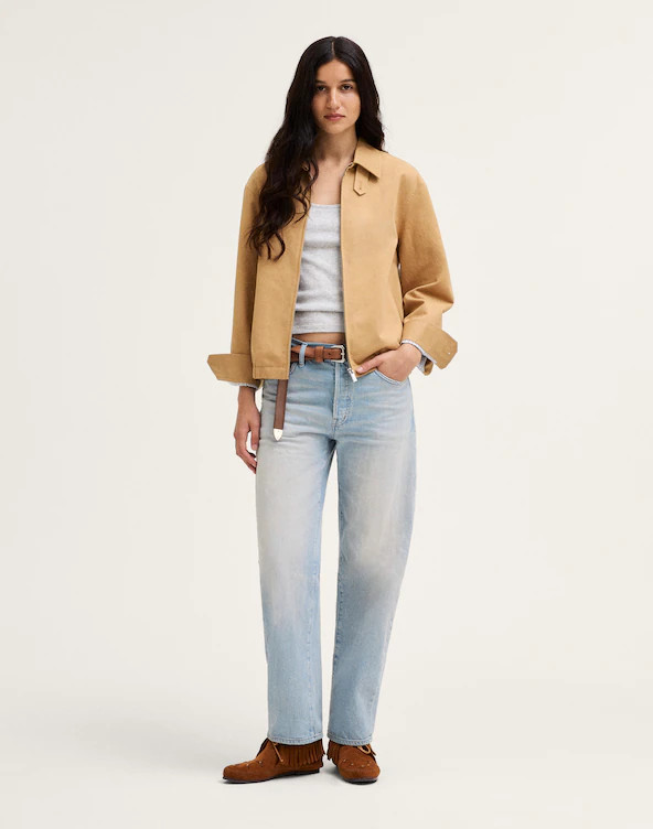 Relaxed Bomber Jacket in Cotton Twill | Madewell