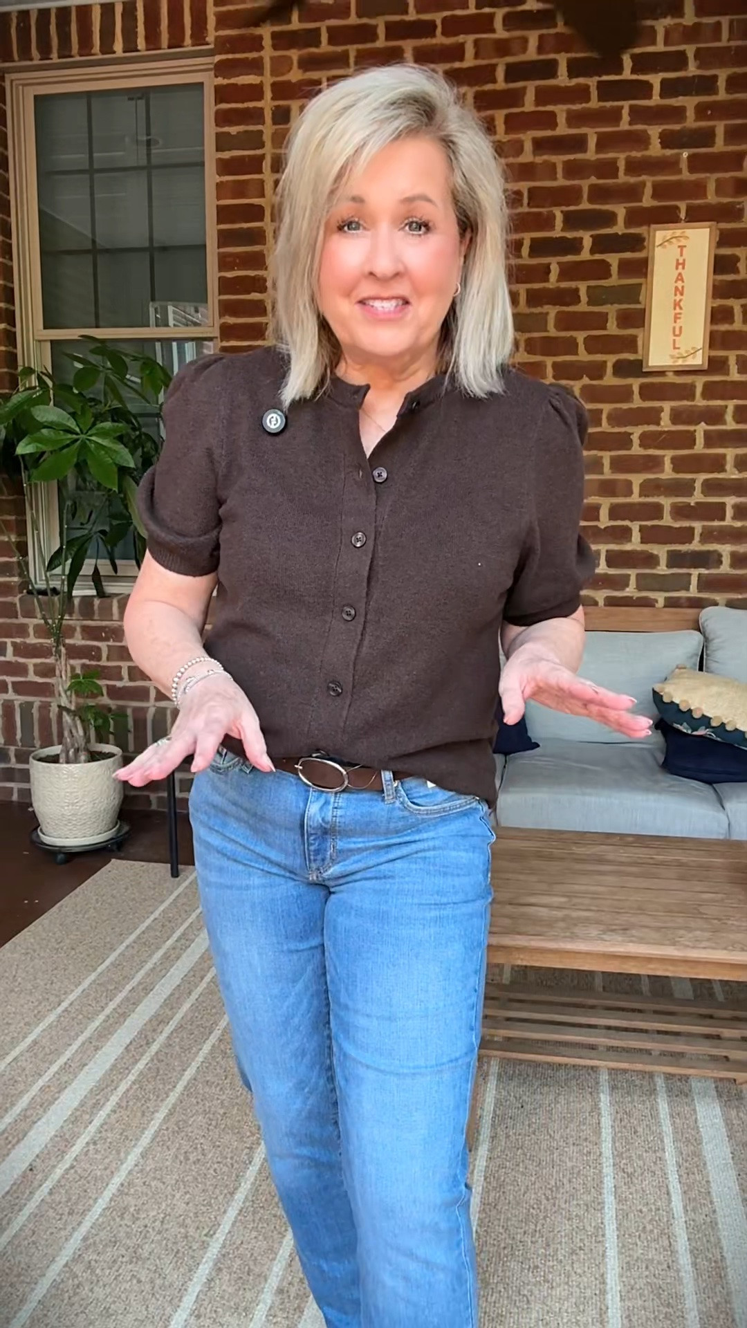 This chocolate brown cardigan sweater is such a pretty fall basic. I paired it with jeans and loafers for an easy outfit that feels polished but still comfortable enough for everyday wear.

@kohls #kohlspartner #kohls #kohlsfinds

#LTKOver40 #LTKootd