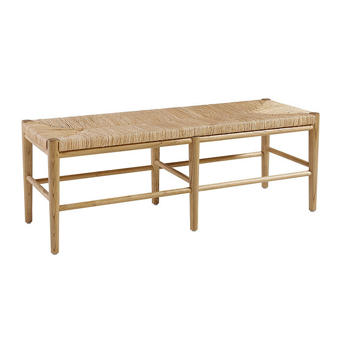 Eli Triple Bench Woven 3 Seat with Danish Cord | Ballard Designs, Inc.