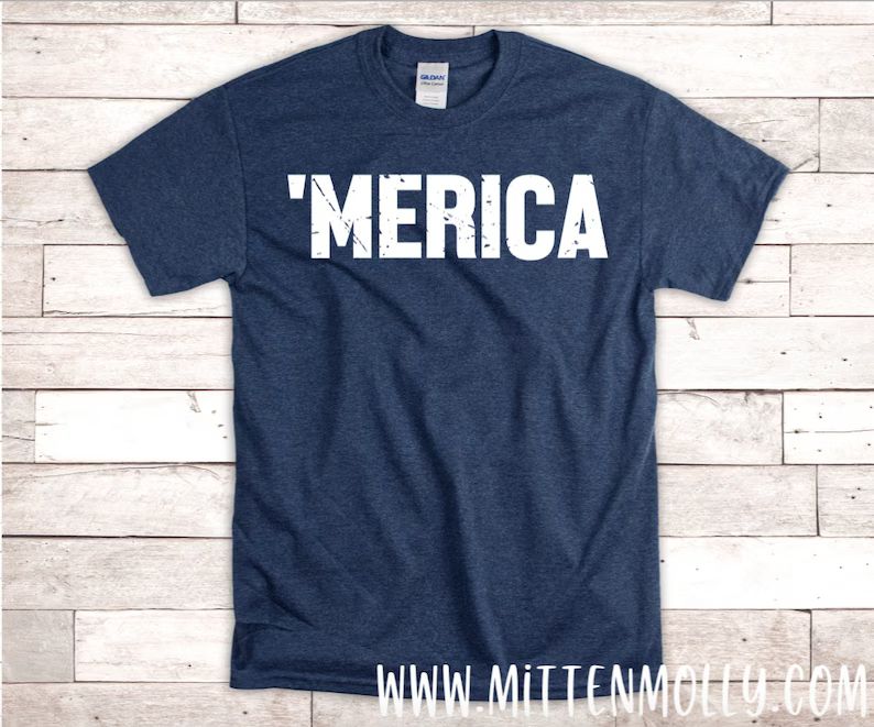 MERICA T-shirt 'merica America Shirt 4th of July | Etsy | Etsy (US)