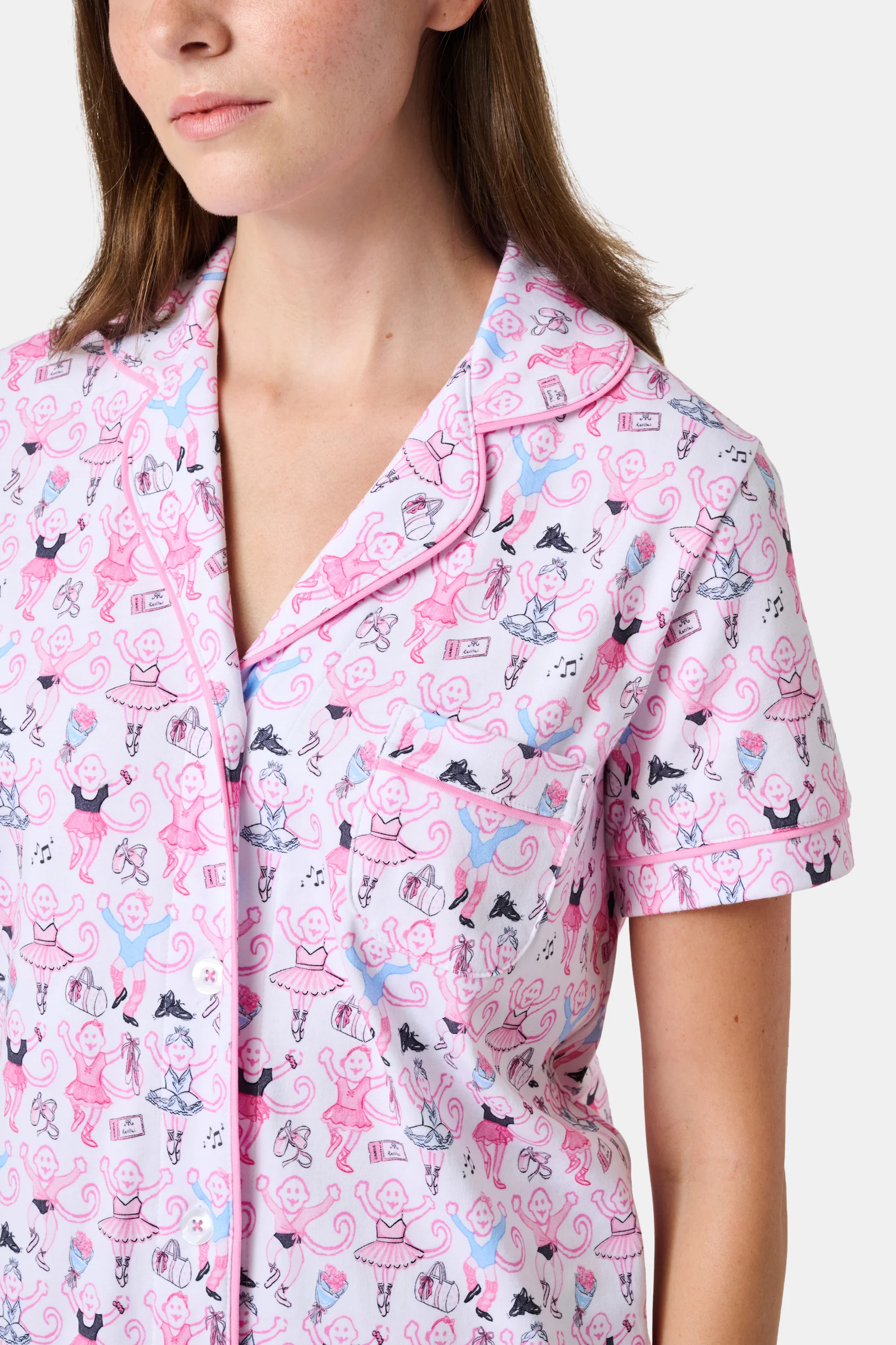 Monkey Pirouette Polo Pajamas | Roller Rabbit