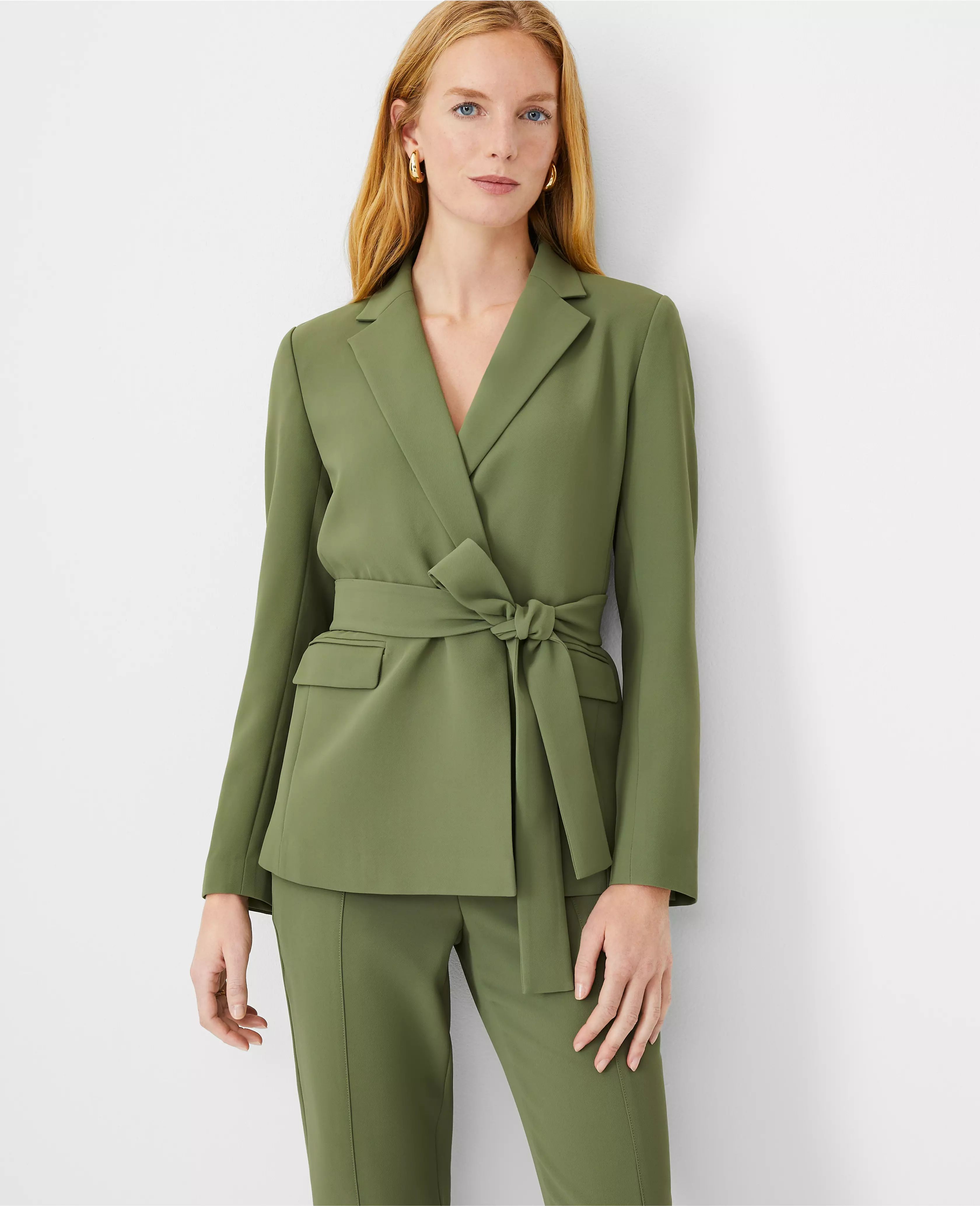 The Belted Blazer in Crepe | Ann Taylor (US)