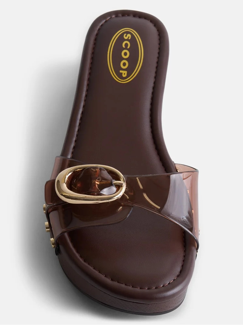 Scoop Women's Jelly Buckle Sandals - Walmart.com | Walmart (US)