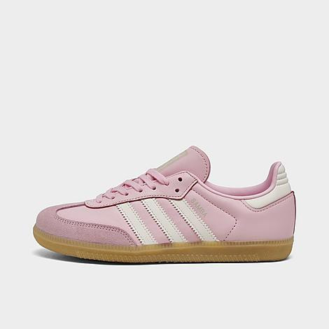 Adidas Big Kids' Originals Samba OG Casual Shoes in Pink/Footwear Pink Size 5.5 Leather/Suede | Finish Line (US)