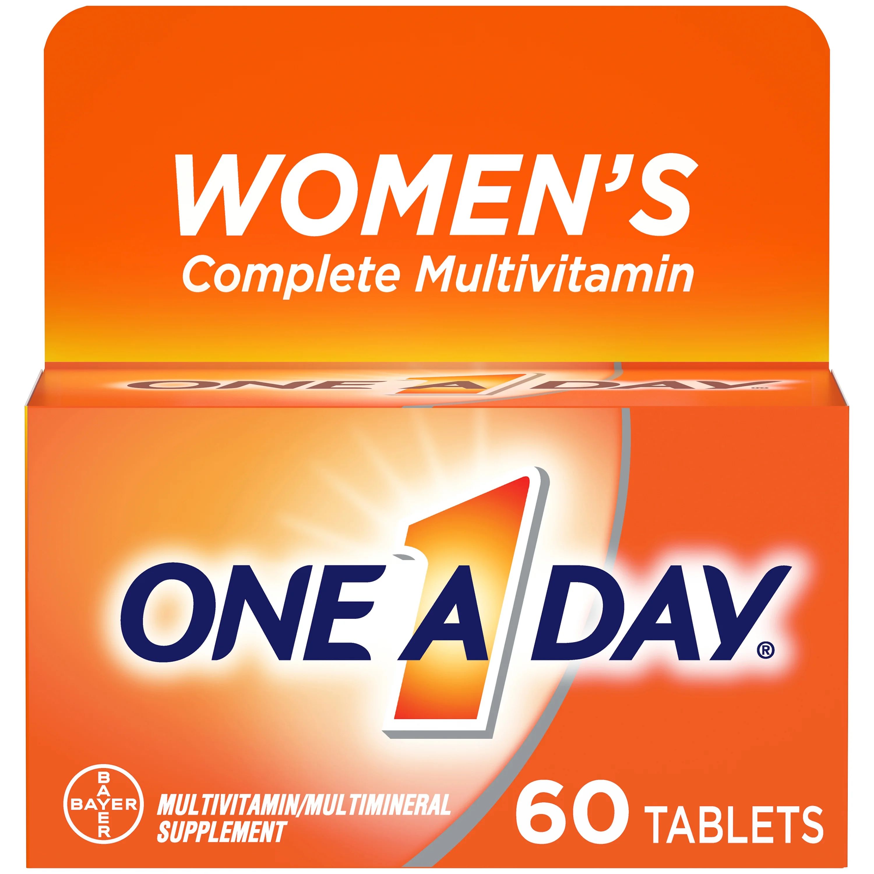 One A Day Women's Multivitamin Tablets, Multivitamins for Women, 60 Ct - Walmart.com | Walmart (US)