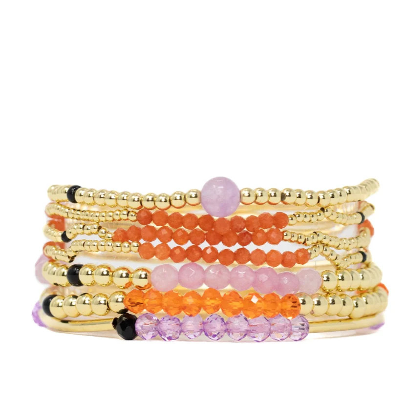 Orange + Purple Spirit Stack | Allie + Bess