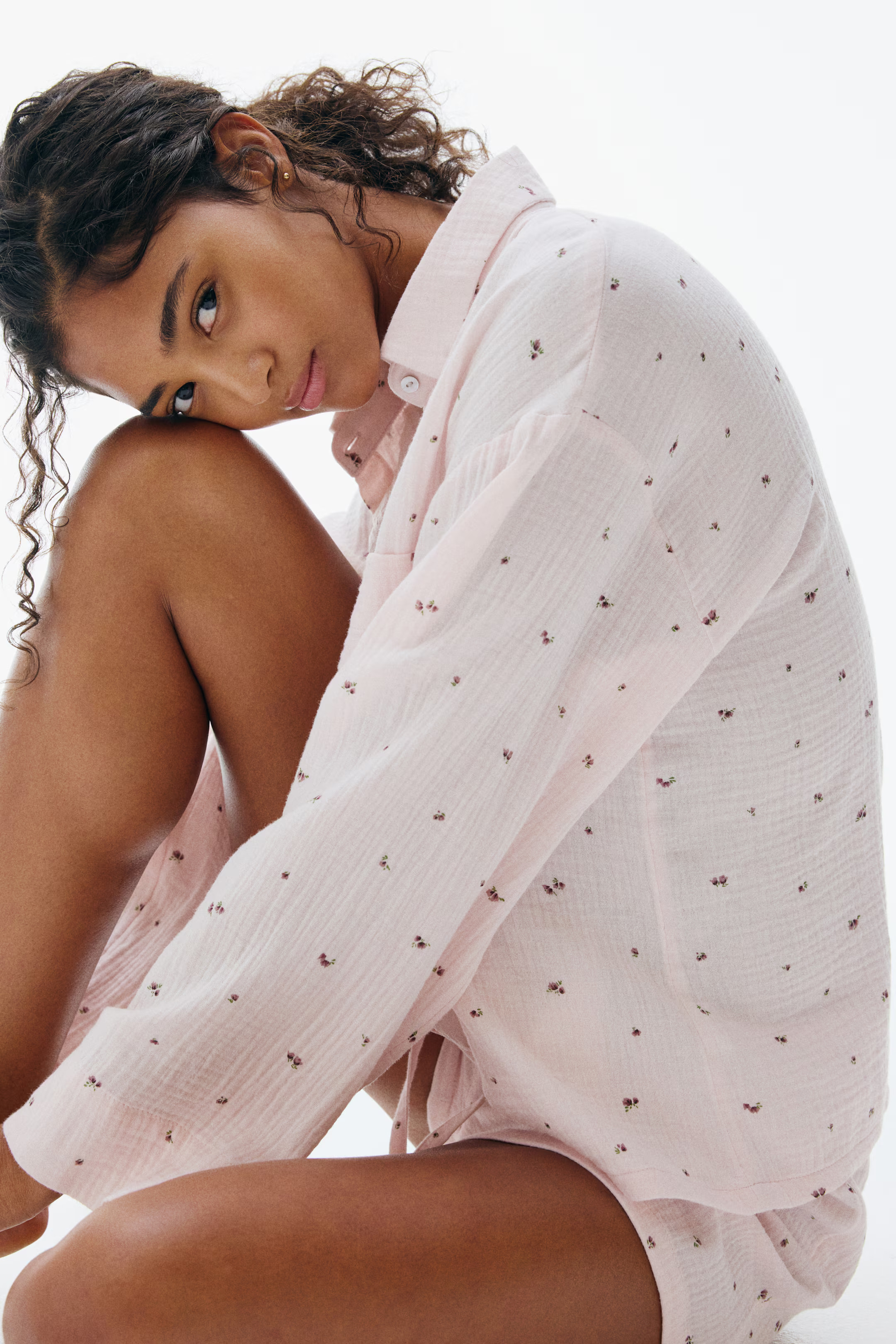 Pajama Shirt and Shorts | H&M (US + CA)