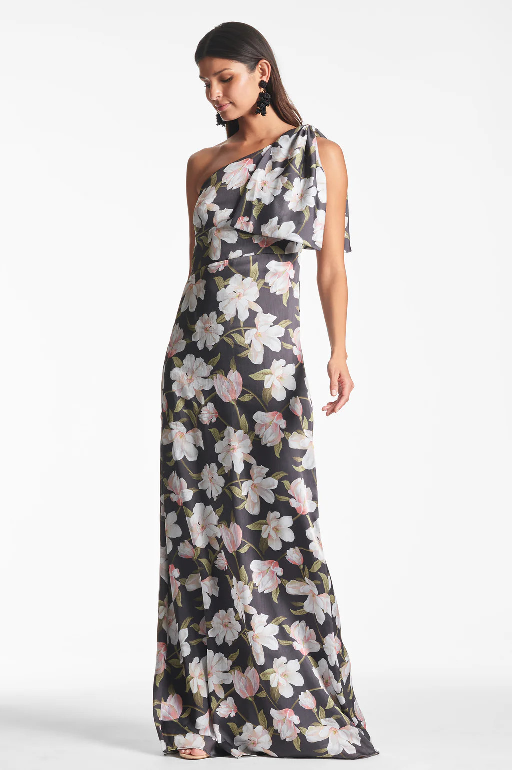 Chelsea Gown - Ebony Garden | Sachin and Babi