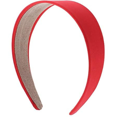 1 Inch Satin Hard Headband (Dark Red) | Amazon (US)