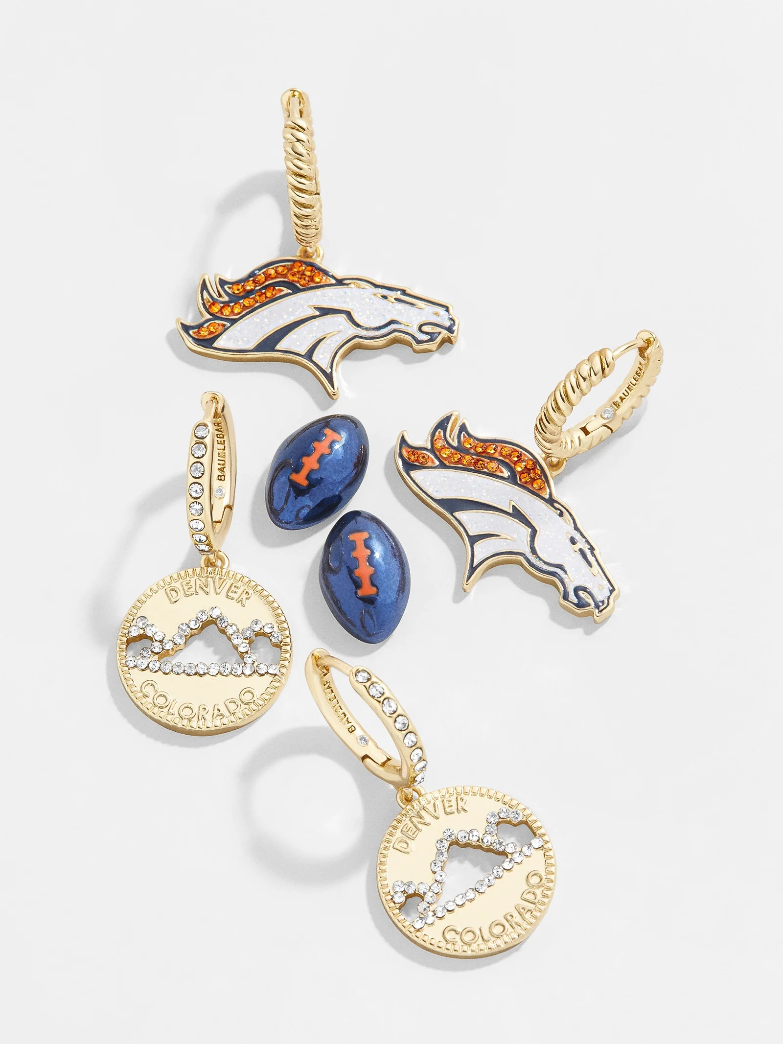 Denver Broncos NFL Earring Set | BaubleBar (US)