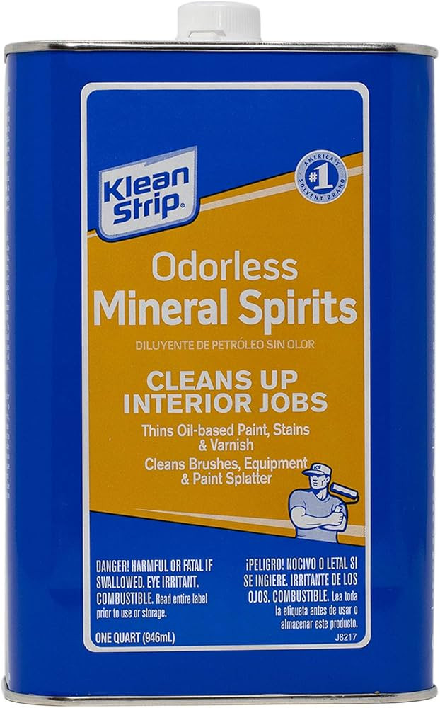 Klean Strip Odorless Mineral Spirits 1 Quart | Amazon (US)