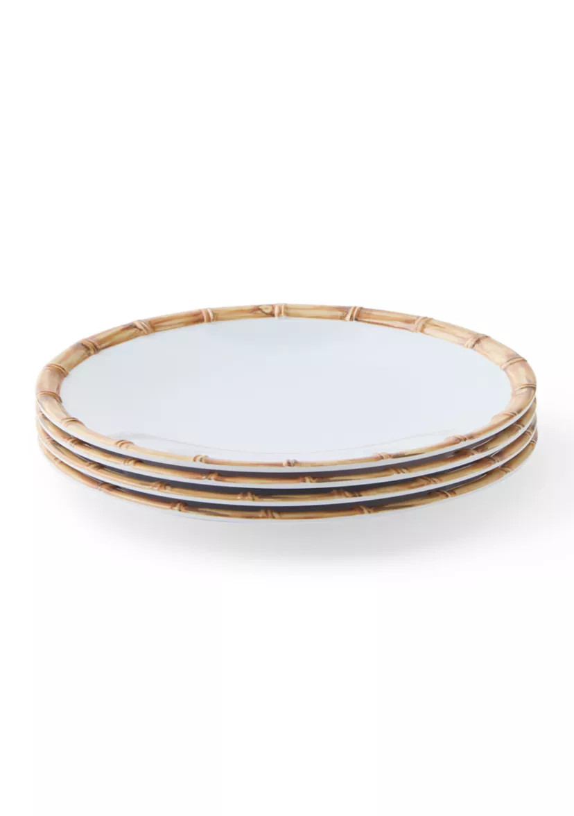 Bamboo Melamine Salad Plate Set | Belk