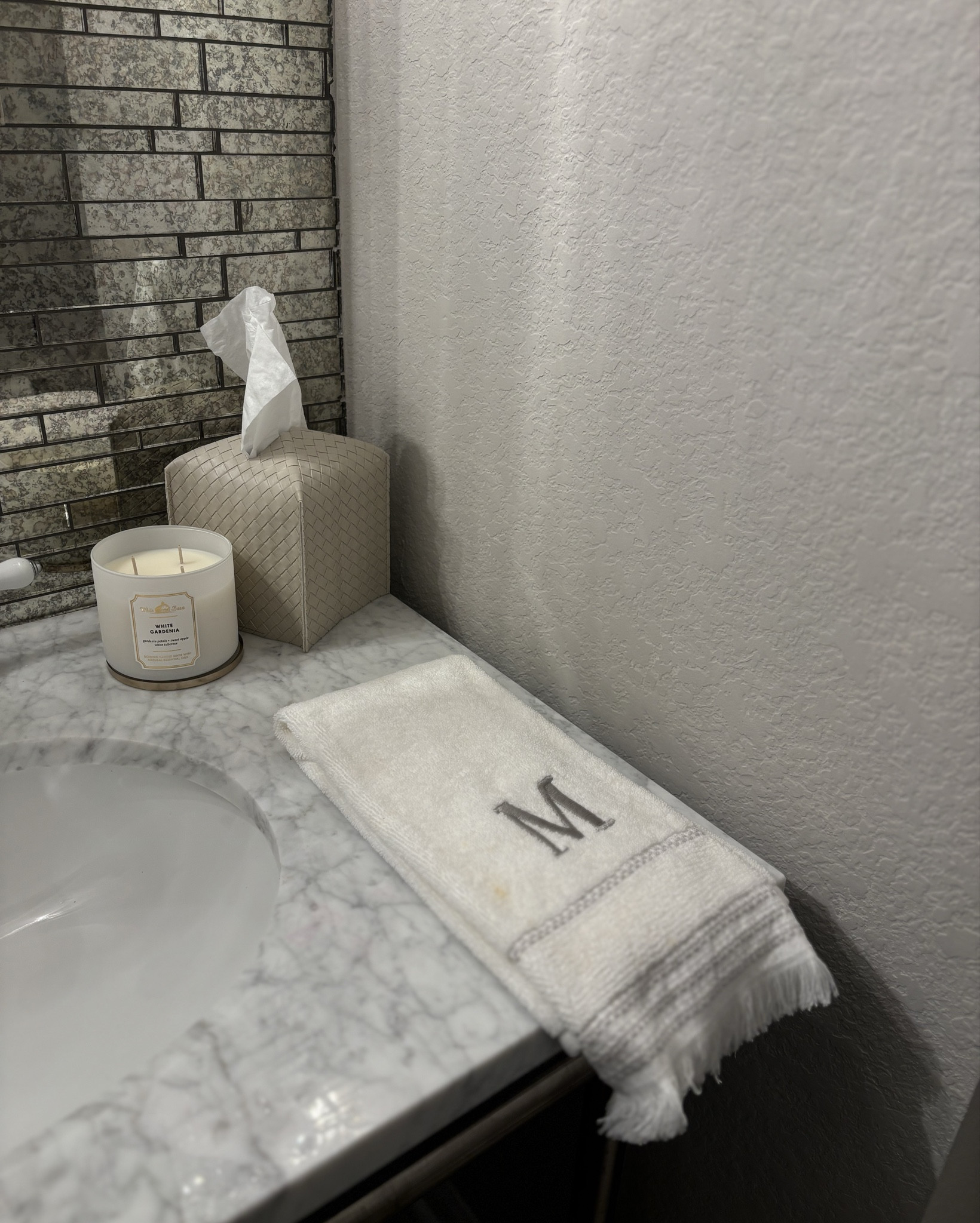 Monogrammed hand towels 

