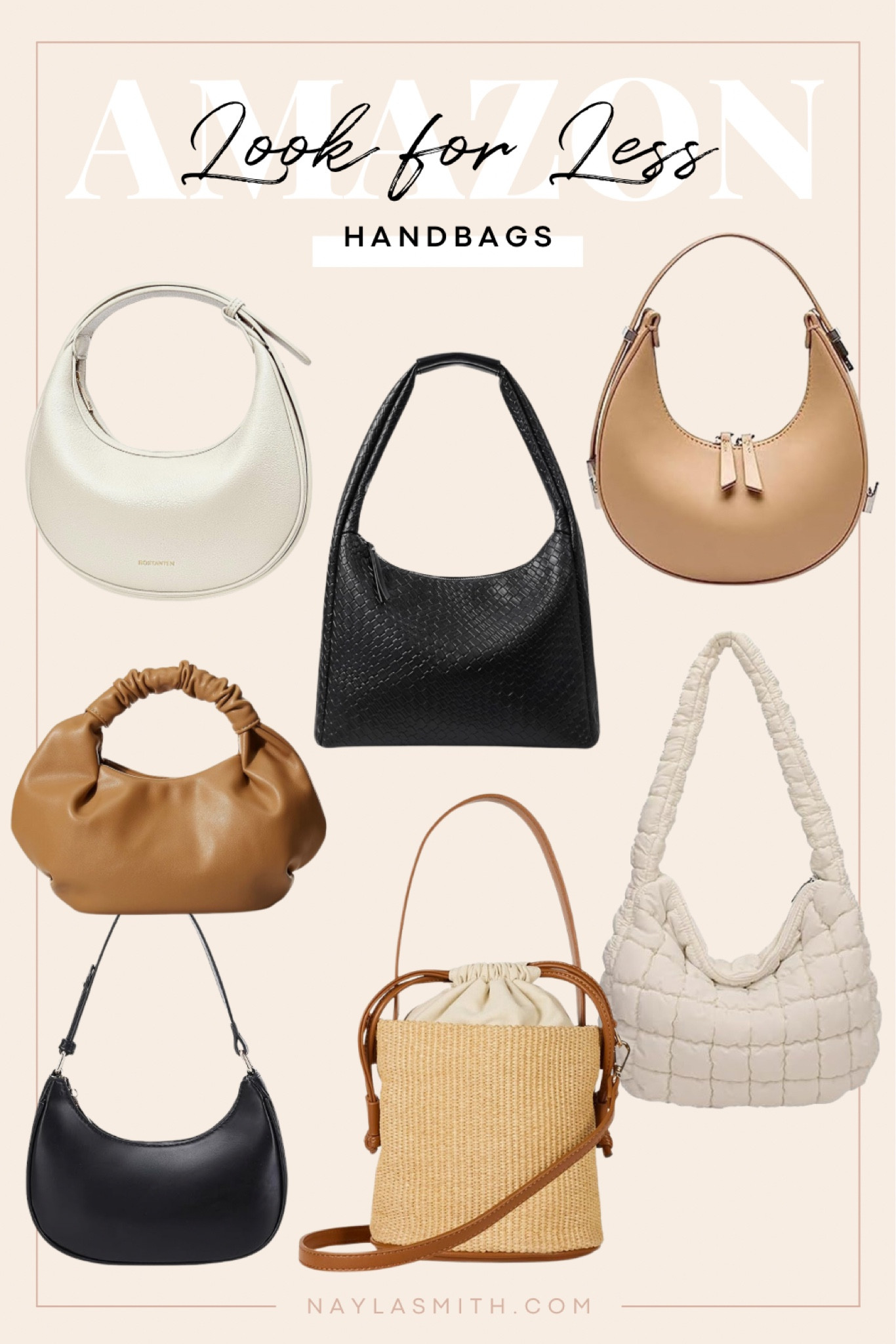 Affordable designer inspired bags from Amazon Canada - shoulder bag, crescent bag, puffer tote bag, clutch, summer straw bag


#LTKcanada #LTKbag #LTKstyletip