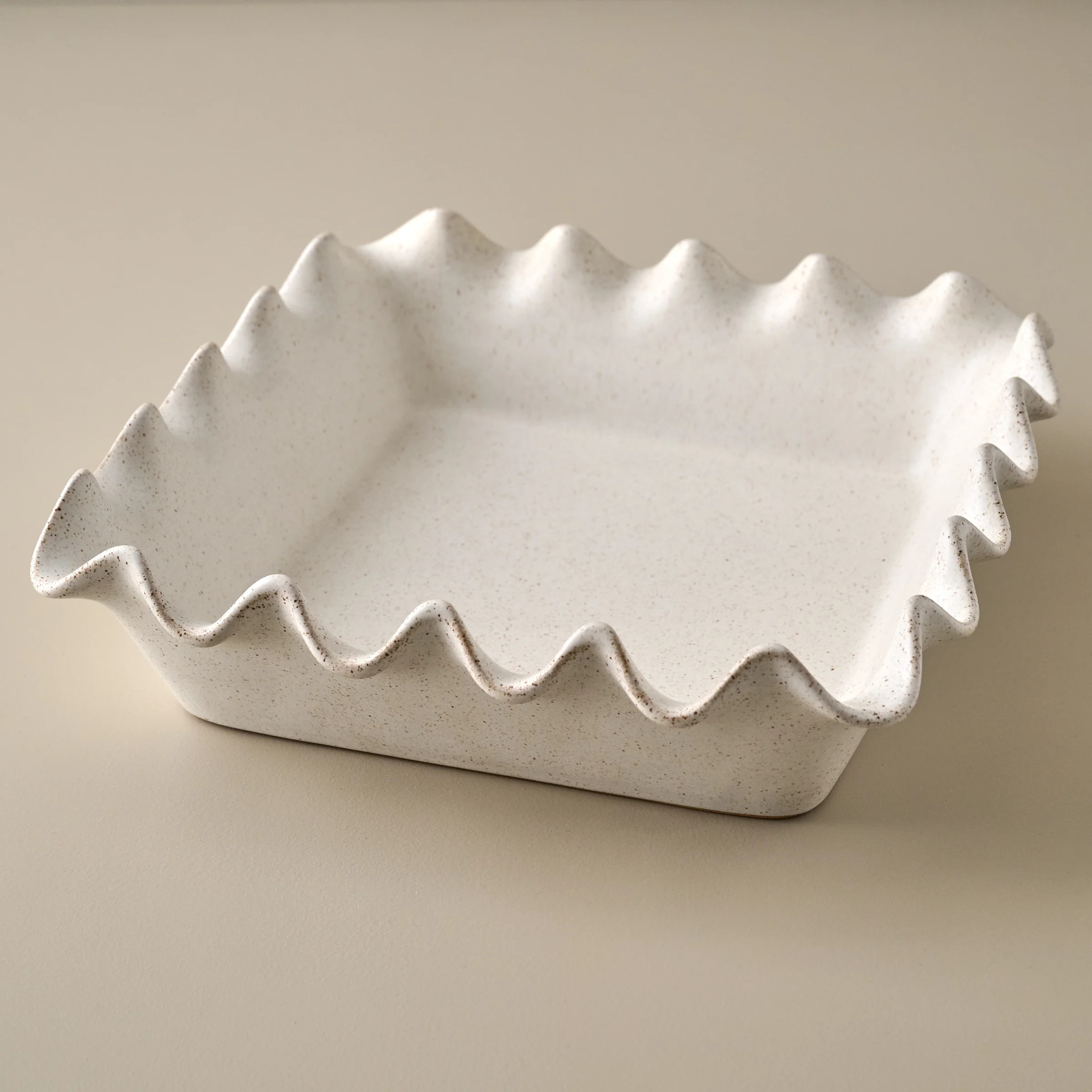 French White Scalloped 9x9 Baking Pan | Magnolia