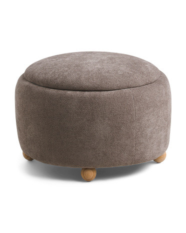 Round Storage Ottoman | TJ Maxx