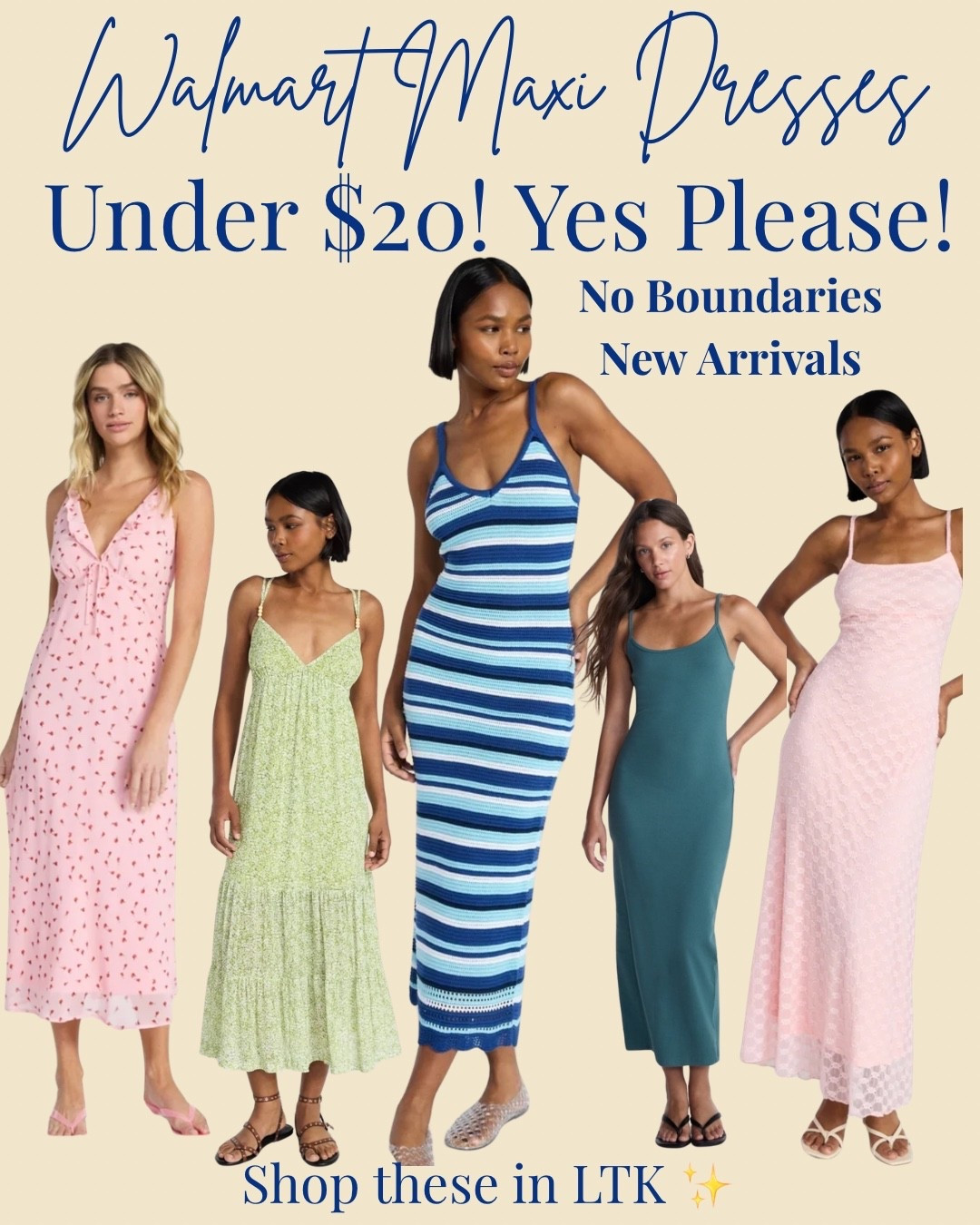 Walmart Maxi dresses under $20! 👗✨

These new No Boundaries arrivals are perfect for summer. Affordable, versatile, and easy to style for vacations, brunch, date nights, and everyday wear.

#WalmartFashion #WalmartDresses #NoBoundaries #AffordableFashion #SummerDresses #WalmartFinds #BudgetFashion #FashionOver50 #FashionOver40 #LTKStyle #LTKFashion #ShopMyLook #AffordableStyle  #walmartcreator #SummerOutfits #CasualFashion

#LTKU #LTKOver40 #LTKvlog