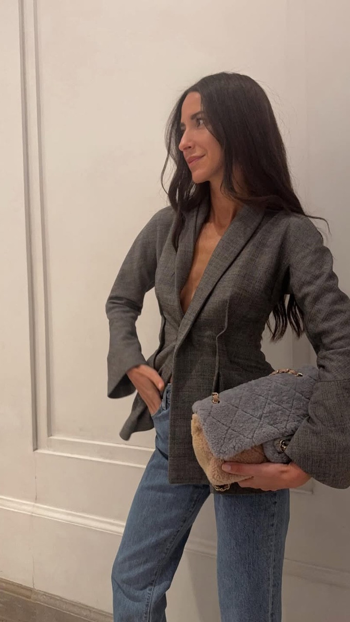 GRWM for a casual neighborhood dinner 🩶