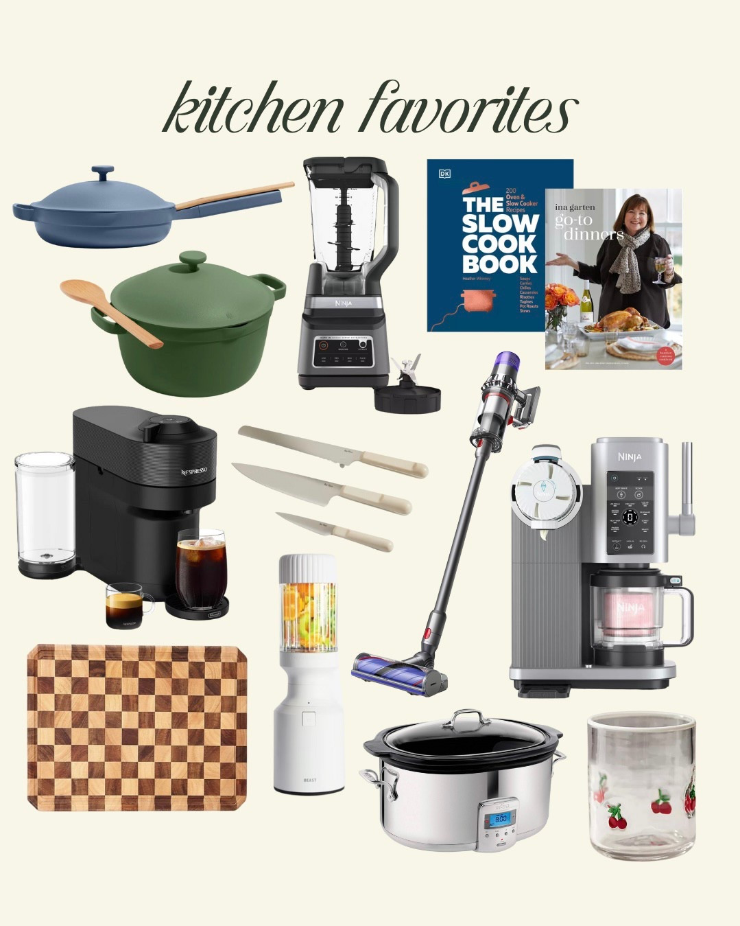 Kitchen favorites | non-toxic pans, Dyson vacuum, ninja creami, nespresso 

#LTKGiftGuide #LTKSeasonal