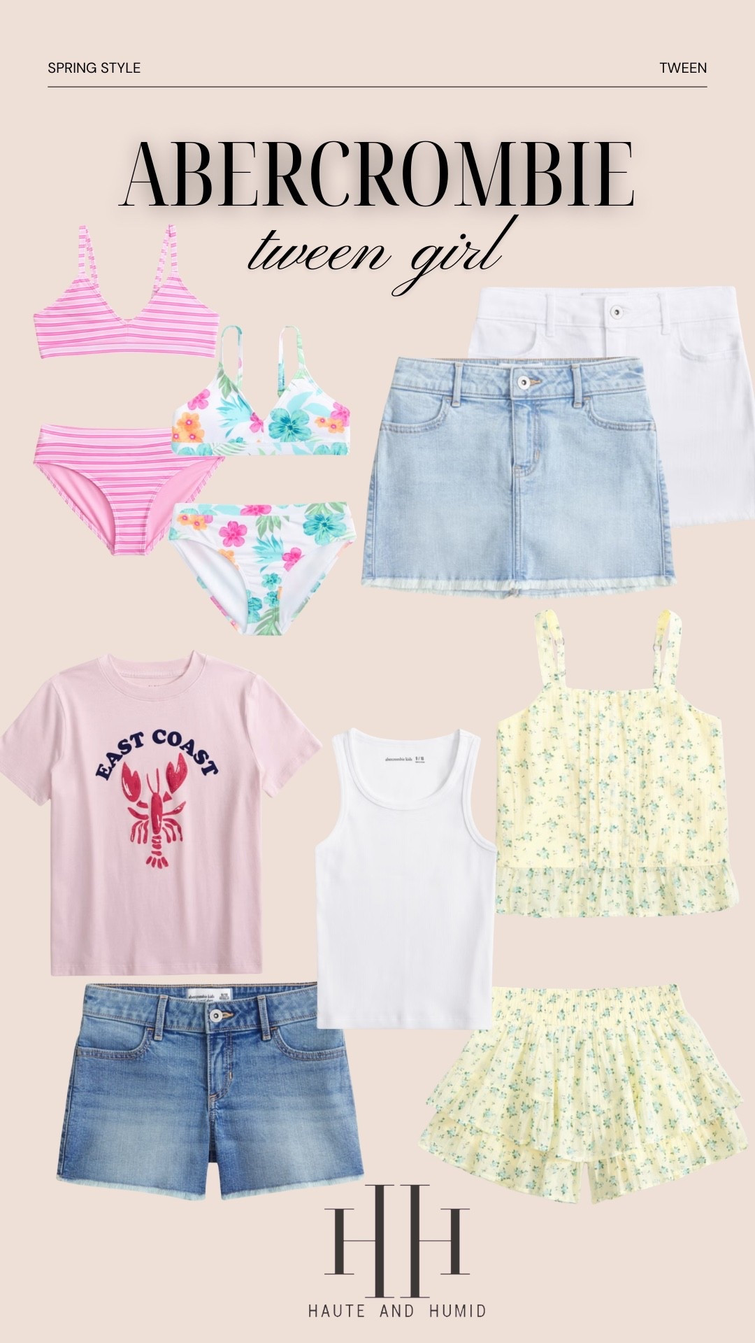 Tween girl summer outfits
