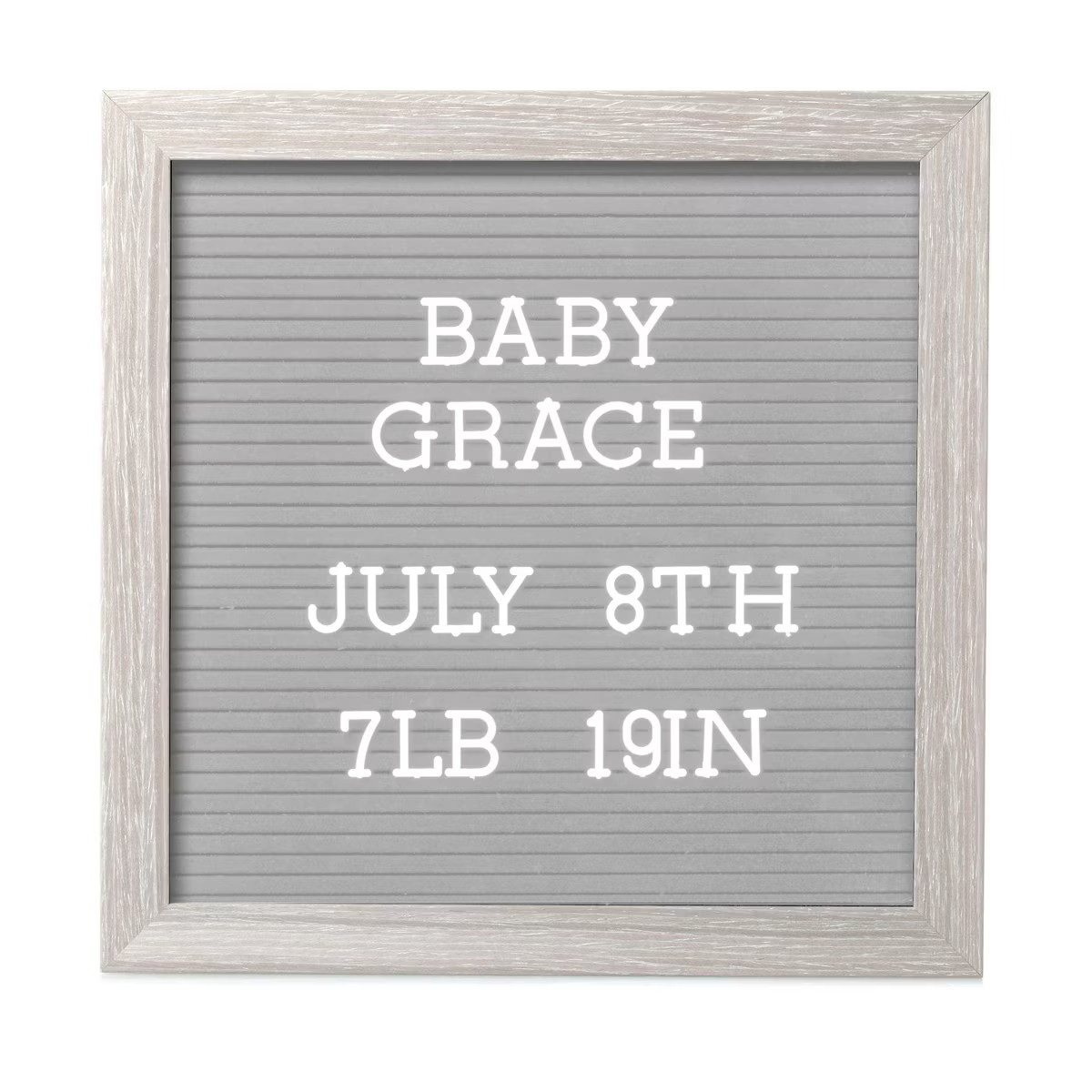 Pearhead 10"x 10" Letterboard Set - Light Gray | Target