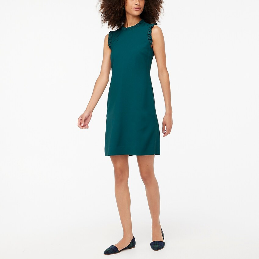 Ruffleneck suit dress | J.Crew Factory