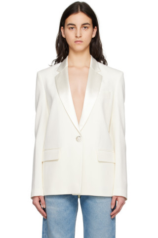 White Bianca Blazer | SSENSE
