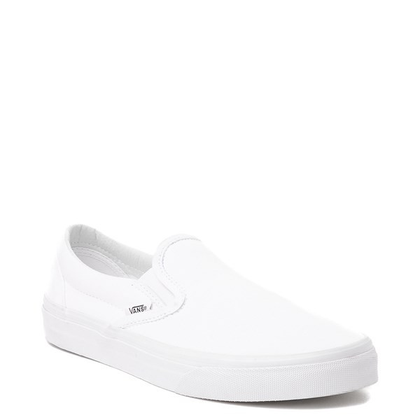 Vans Slip On Skate Shoe - White | Journeys