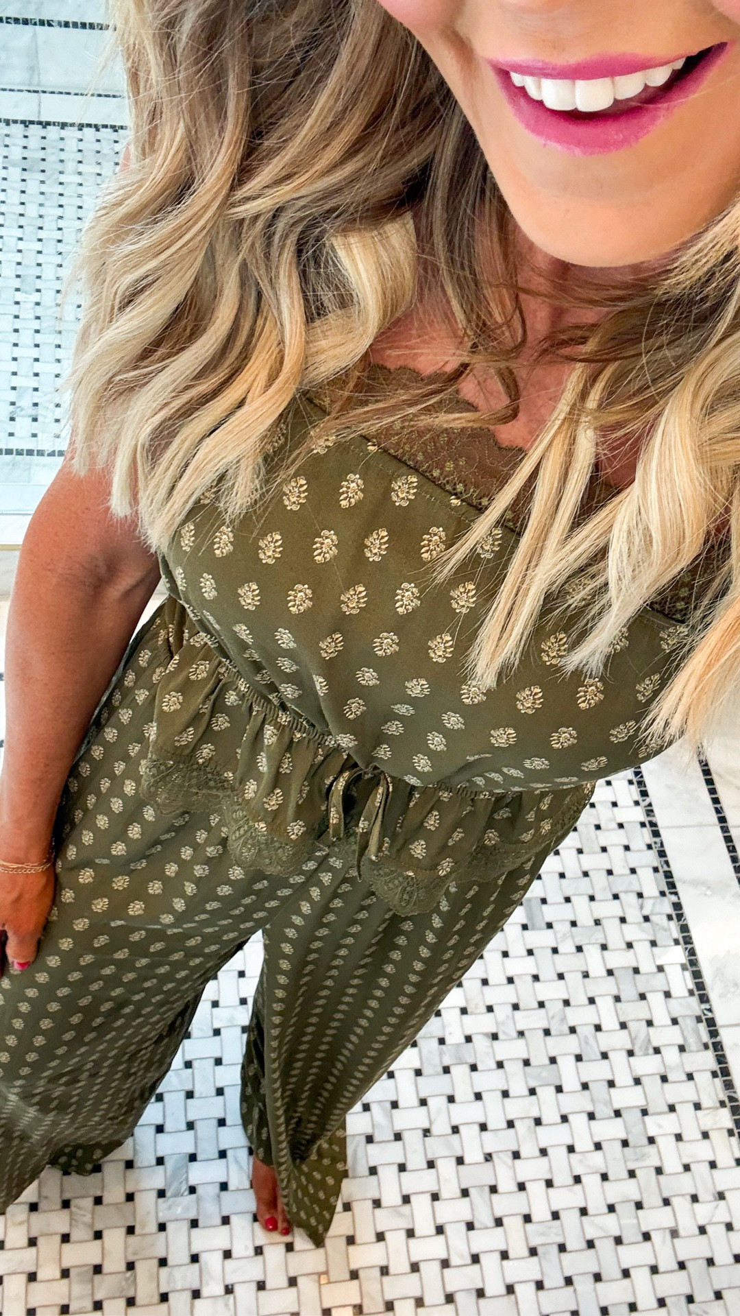 THE most gorgeous satin pajama set ever!! wearing small in each • 

#LTKdayinmylife #LTKOver40 #LTKgrwm