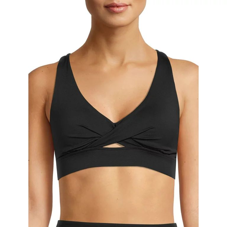 Avia Women's Twist Front Sports Bra | Walmart (US)