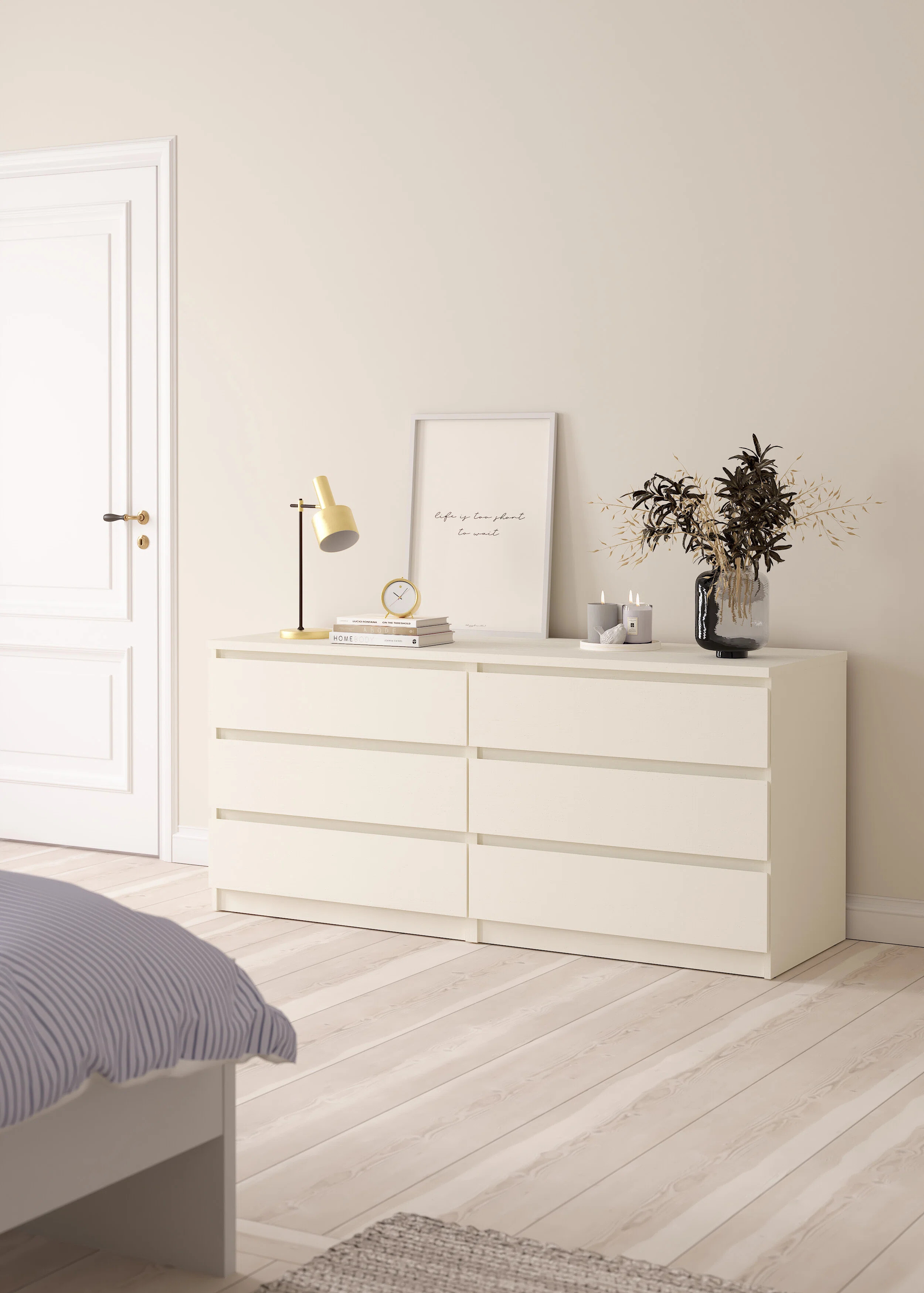 Jada 6 Drawer 60.5" W Double Dresser | Wayfair North America