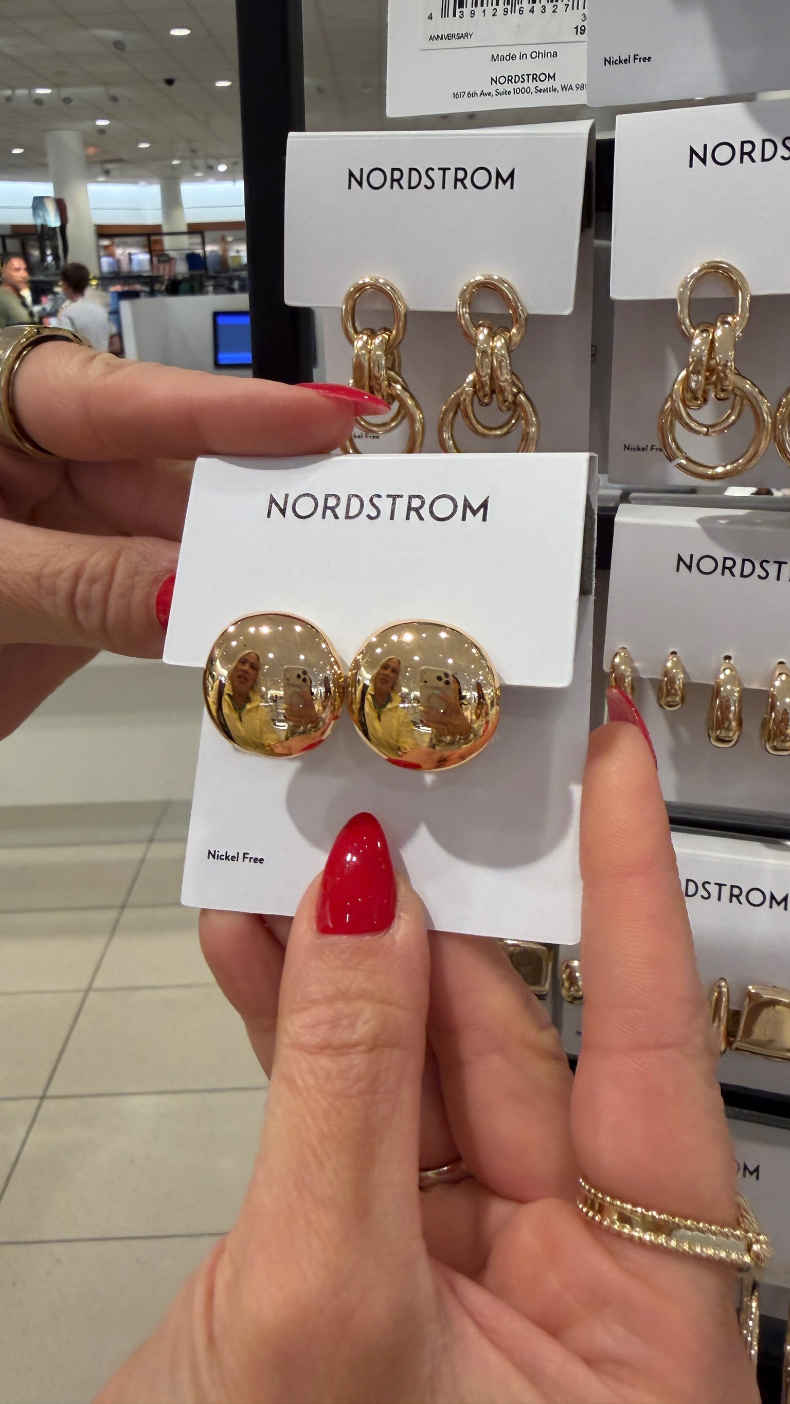 Nordstrom earrings on sale, gold earrings, gold statement earrings, gold stud earrings, everyday jewelry, trendy earrings, chic accessories, everyday accessories, outfit accessories, nordstrom jewelry, gold accessories

#LTKootd #LTKSaleAlert #LTKOver40