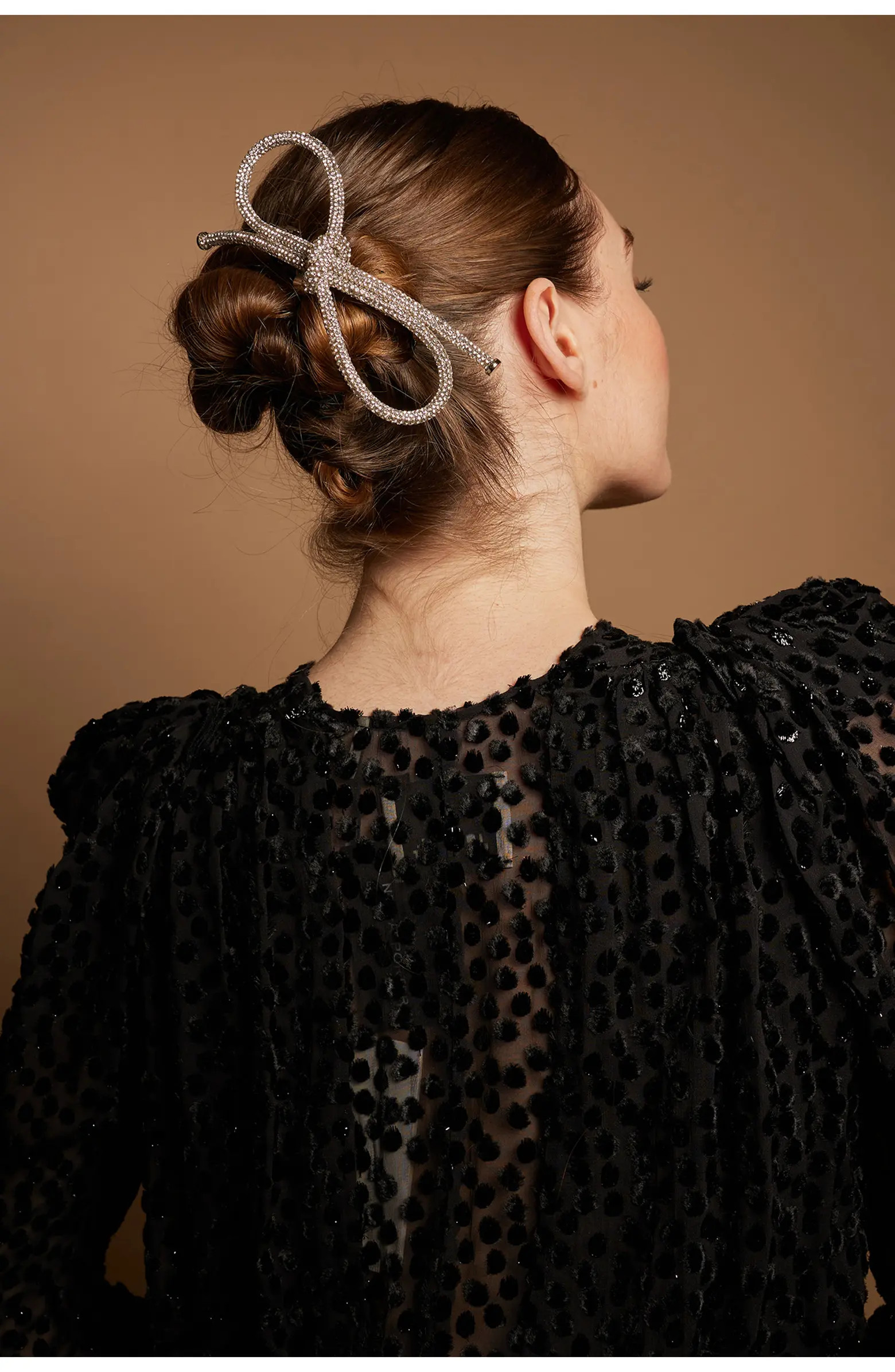 LELET NY Sasha Crystal Bow Barrette | Nordstrom | Nordstrom