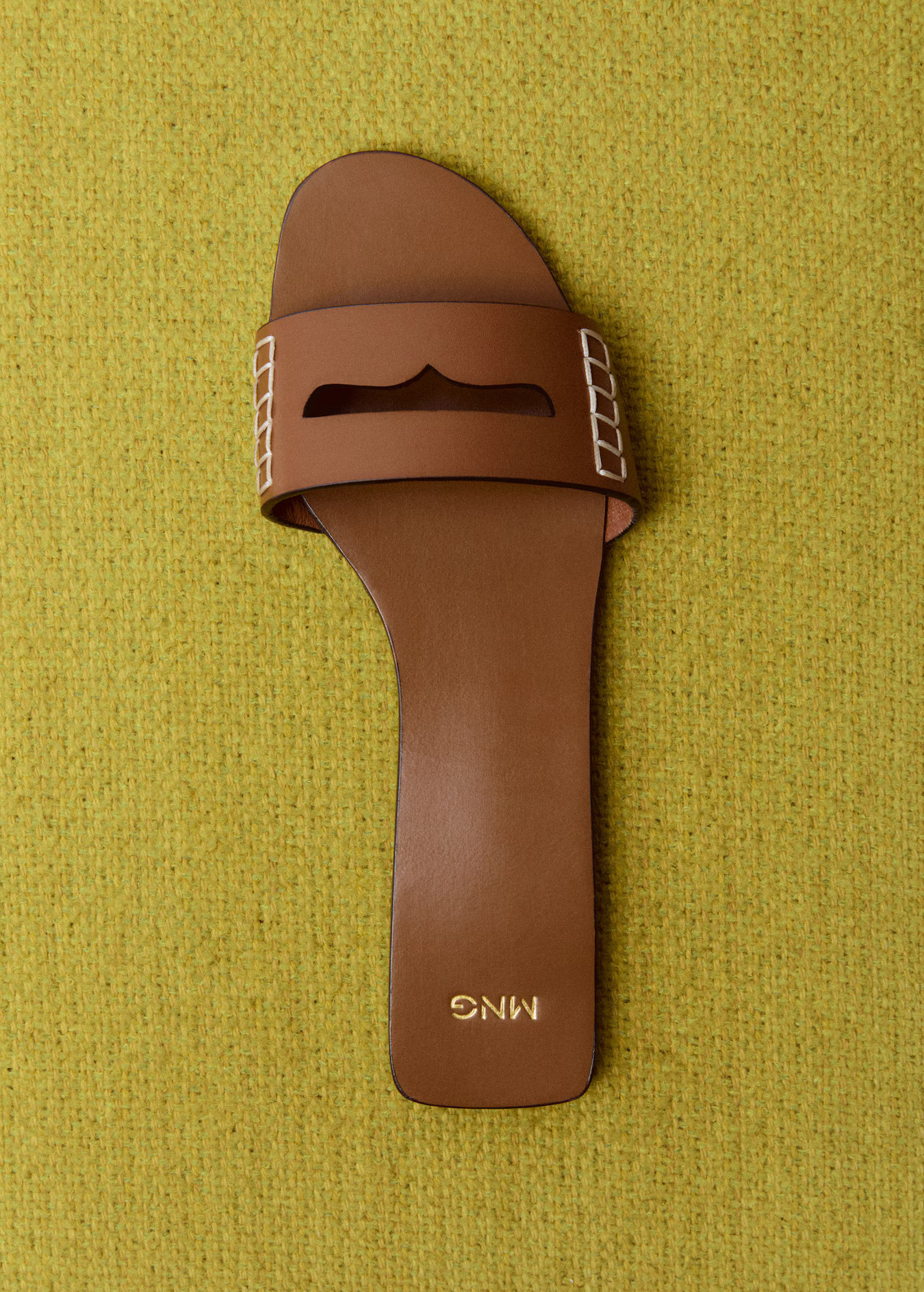 Leather sandals with a wide strap - Women | MANGO USA | Mango (US/MX/AU)