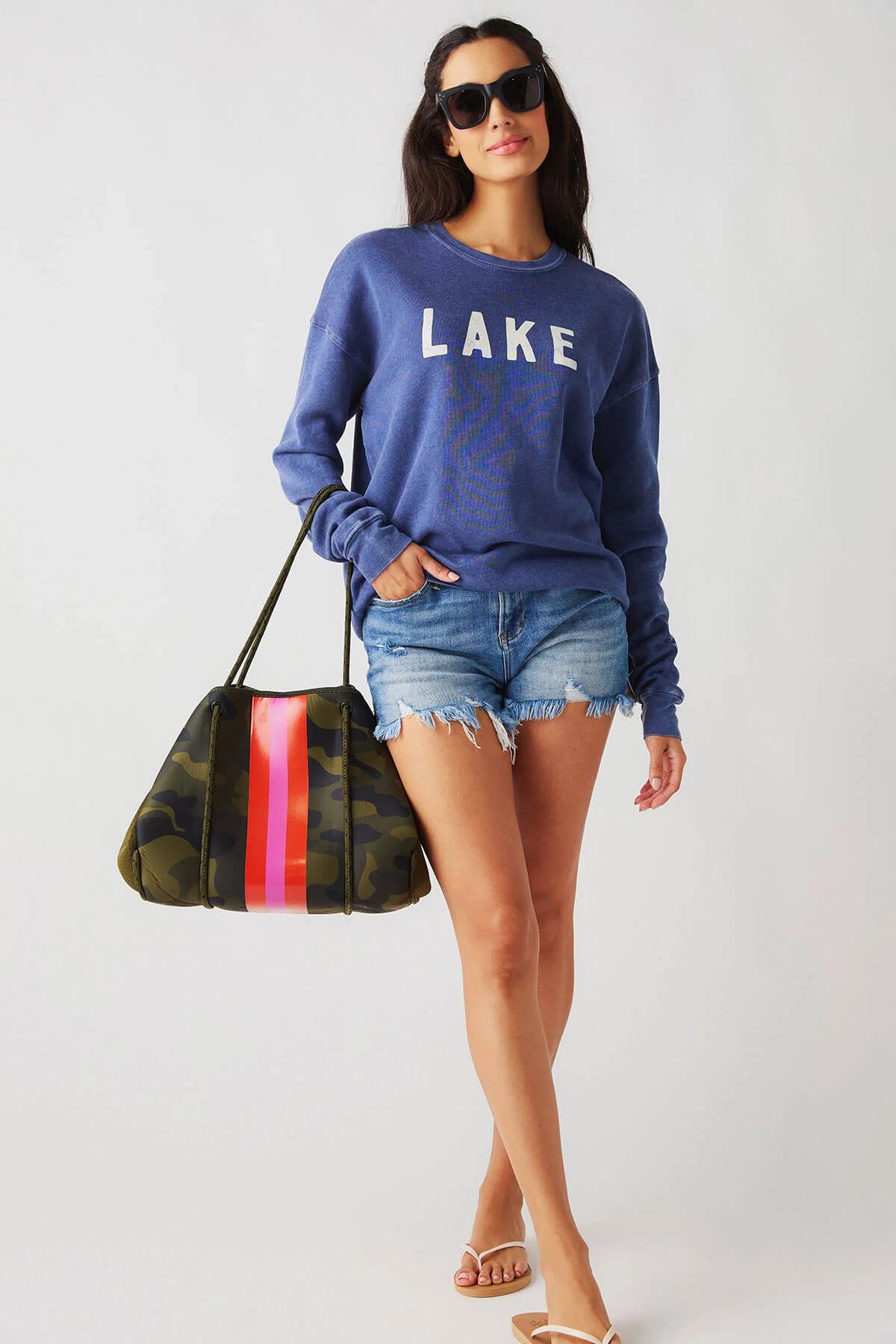 Oat Collective Lake Mineral Wash Sweatshirt | Social Threads