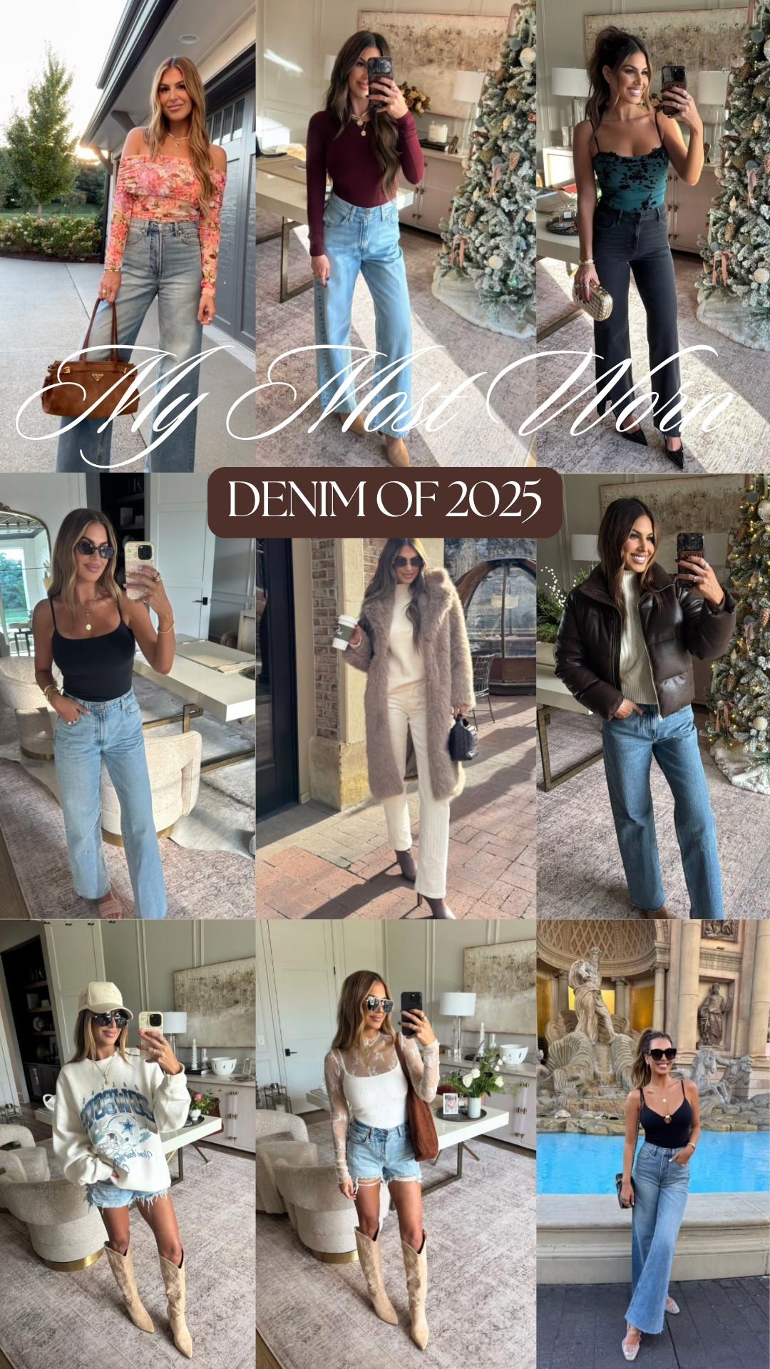 my top jean picks for 2025! lots are on sale right now too 💙 use my code hollie35 for 35% any vici denim! 

 